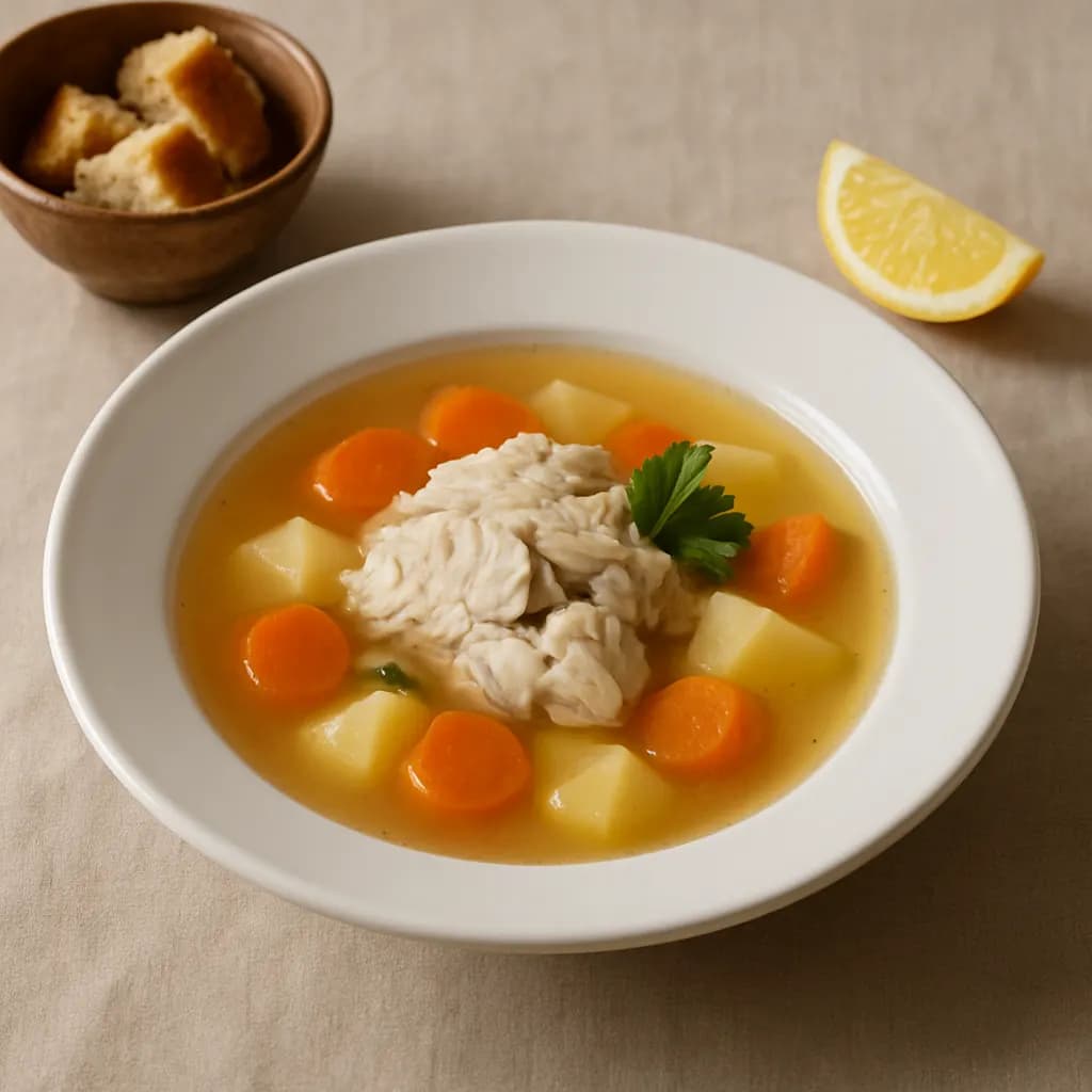 Sopa de Pescado — Imagen representativa de la presentación
