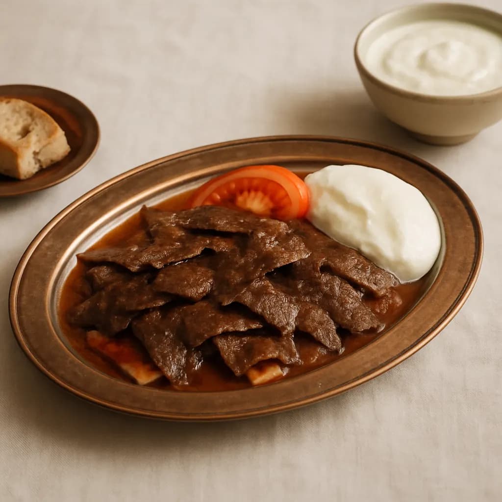 İskender Kebab — Imagen representativa de la presentación