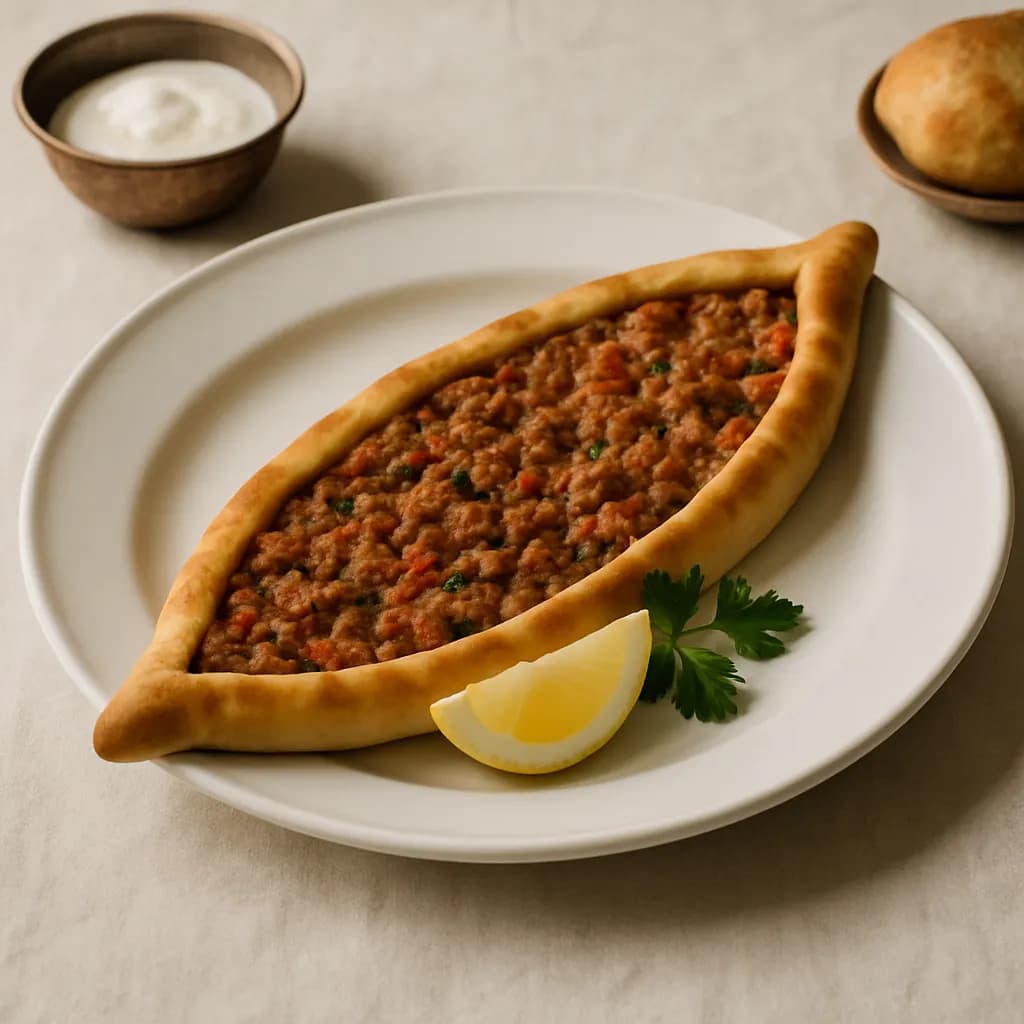 Pide de carne picada — Imagen representativa de la presentación