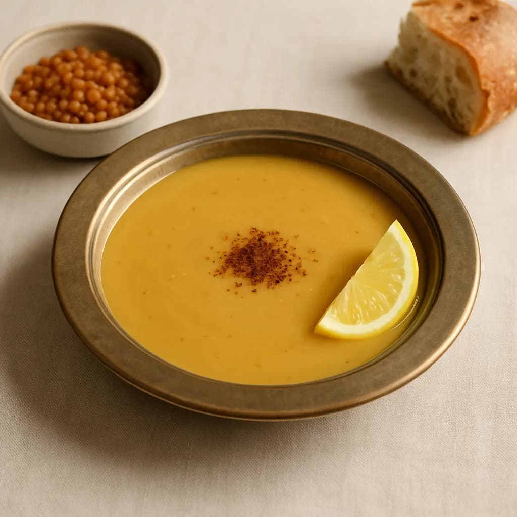 Sopa de Lentejas Rojas — Imagen representativa de la presentación